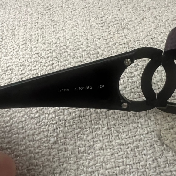 CHANEL CC Monogram Oversized Shield Sunglasses - Picture 5 of 7